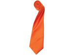 Cravatta Premier Da Uomo In Raso, Tinta Unita (2 Pezzi/Confezione) RW6934 (Taglia Unica) (Terracotta)