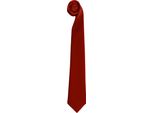 Cravatta Premier Da Uomo, Tinta Unita RW1134 (Taglia Unica) (Rosso)