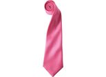 Cravatta Premier In Raso Da Uomo, Tinta Unita RW1152 (Taglia Unica) (Fucsia)