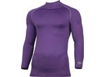 Maglietta Intima Termica Rhino Da Uomo, Manica Lunga RW1276 (2XL) (Viola)