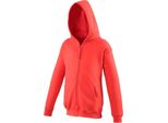 Awdis Gilet Con Cappuccio Per Bambini RW192 (9-11 Anni (140)) (Rosa Scuro)