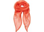 Sciarpa Di Chiffon Da Donna Premier / Scialle Di Chiffon RW2828 (Taglia Unica) (Arancione)