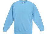 Fruit Of The Loom Bambini Pullover Premium 70/30 RW3304 (9/11 Anni) (Azzurro)