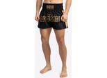 Pantaloni Thaiboxing Uomo Goldy Nero/Oro L Benlee