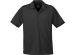 Polo Stormtech Sports Da Uomo, Manica Corta RW3368 (5XL) (Nero)
