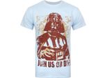 Maglietta Ufficiale Star Wars Join Us Or Die Darth Vader Uomo NS4758 (Xl) (Blu)