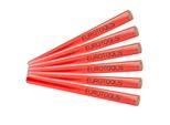 Eurotools Matite Da Falegname 6 Pezzi, 175 Mm, Ovale, Versione Piccola