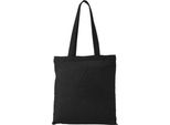 Borsa Bullet In Cotone Perù PF1486 (38 X 42 Cm) (Nero)