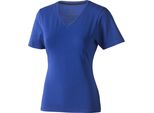 T-Shirt Elevate Kawartha Da Donna, Con Scollo A V, Maniche Corte PF1810 (2XL) (Blu)