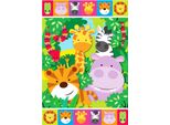 Sacchetti Per Feste Amscan Jungle Friends (8 Pezzi) SG11093 (Taglia Unica) (Colorati)