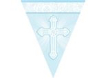 Striscione Per Comunione Amscan Con Croce SG5696 (Taglia Unica) (Blu)