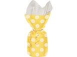 Unique Party Borsa In Cellophane Con Motivo A Punti (20 Pezzi) SG5455 (Taglia Unica) (Giallo)