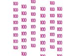 Decorazione Unica Da Appendere Per Feste Con Numero 100, Rosa SG5426 (Taglia Unica) (Rosa)