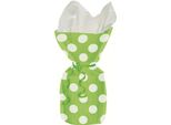 Unique Party Sacchetto In Cellophane Con Motivo A Punti (20 Pezzi) SG5455 (Taglia Unica) (Verde Lime)