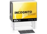 Colop® 141282 Timbro Di Sicurezza Printer 30 Incognito - Timbro In Blister