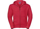 Giacca Con Cappuccio Russell Authentic Uomo BC1499 (Xs) (Rosso)