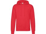 Felpa Con Cappuccio / Felpa Con Cappuccio / Maglione Con Cappuccio Da Uomo Fruit Of The Loom BC366 (Xl) (Rosso)