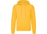 Felpa Con Cappuccio Fruit Of The Loom Uomo BC366 (2XL) (Giallo Girasole)