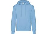 Felpa Con Cappuccio Fruit Of The Loom Uomo BC366 (2XL) (Blu Cielo)