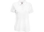 Fruit Of The Loom Donna 65/35 Poloshirt, Kurzarm BC384 (Xl) (Weiß)
