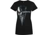 Maglietta Terminator Genisys Logo Donna NS4212 (S) (Nero)