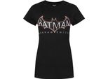 Maglietta Batman Arkham Knight Logo Donna NS4531 (L) (Nero)