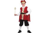 Costume Da Re Medievale Per Bambini Bristol Novelty BN1096 (L) (Rosso/Bianco/Nero/Oro)