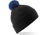 Cappello Invernale Da Bambina Beechfield Duo Extreme Snowstar RW243 (Taglia Unica) (Nero/Royal)