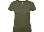 Maglietta B&C Donna #E150 RW6634 (Xxl) (Urban Khaki)