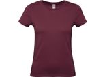 Maglietta B&C Donna #E150 RW6634 (L) (Borgogna)