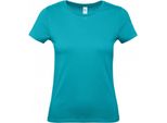 Maglietta B&C Donna #E150 RW6634 (Xs) (Turchese)