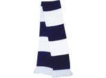 Result Sciarpa Termica Invernale Da Uomo / Sciarpa A Maglia / Scialle BC876 (Taglia Unica) (Bianco/Blu Scuro)
