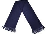 Result Sciarpa Unisex In Pile / Sciarpa Invernale / Sciarpa Con Frange BC873 (Taglia Unica) (Blu Navy)