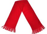 Result Sciarpa Unisex In Pile / Sciarpa Invernale / Sciarpa Con Frange BC873 (Taglia Unica) (Rosso)