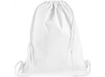 Westford Mill Premium Cotone Borsa Sportiva PC3201 (Taglia Unica) (Bianco)