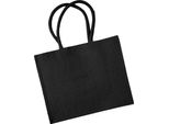 Borsa In Iuta Westford Mill / Borsa Per La Spesa, 21 Litri (2 Pezzi/Confezione) BC4513 (Taglia Unica) (Nero/Nero)