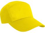 Result Cappello Da Baseball Tinta Unita BC955 (Taglia Unica) (Giallo)