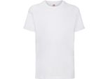 Maglietta Fruit Of The Loom Per Bambini, Manica Corta BC329 (5-6 Anni (116)) (Bianco)