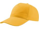 Cappello Da Baseball Atlantis A 5 Pannelli AB220 (Taglia Unica) (Giallo)