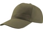 Cappello Da Baseball Atlantis A 5 Pannelli AB220 (Taglia Unica) (Olive)