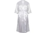 Accappatoio In Raso Da Donna Towel City RW6615 (34/36 De) (Bianco)
