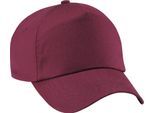Berretto Da Baseball A 5 Pannelli Beechfield Unisex Junior PC2109 (Taglia Unica) (Borgogna)