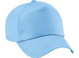 Berretto Da Baseball A 5 Pannelli Beechfield Unisex Junior PC2109 (Taglia Unica) (Blu Cielo)