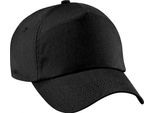 Berretto Da Baseball A 5 Pannelli Beechfield Unisex Junior PC2109 (Taglia Unica) (Nero)