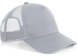 Beechfield Microknit Trucker Cap Con Snapback PC3607 (Taglia Unica) (Grigio Chiaro)