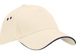 Berretto Da Baseball Beechfield Unisex Ultimate (2 Pezzi/Confezione) RW6700 (Taglia Unica) (Beige/Blu)