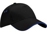 Beechfield Cappello Da Baseball Unisex Ultimate (2 Pezzi/Confezione) RW6700 (Taglia Unica) (Nero/Blu Reale)