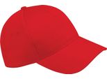 Beechfield Unisex 5 Panel Baseball Cap Ultimate (2 Pezzi/Confezione) RW6702 (Taglia Unica) (Rosso)