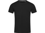T-Shirt Girocollo Stedman Stars Da Uomo Clive AB384 (2XL) (Nero)