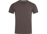 T-Shirt Stedman Stars Clive Da Uomo Con Collo Rotondo AB384 (M) (Marrone Scuro)